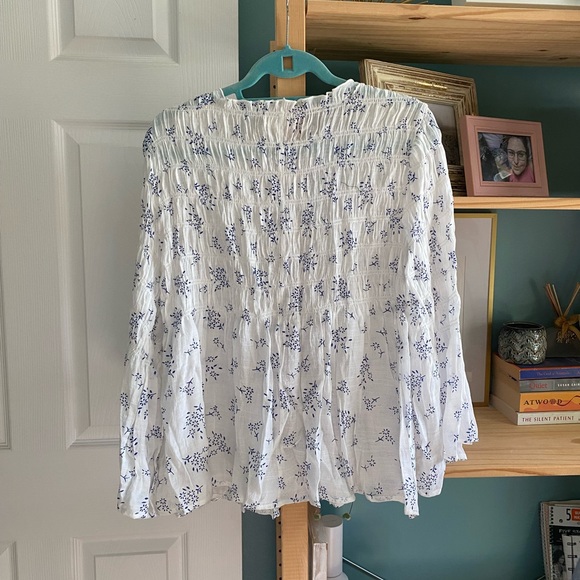 Bohemian blouse with boat neck - Picture 4 of 4